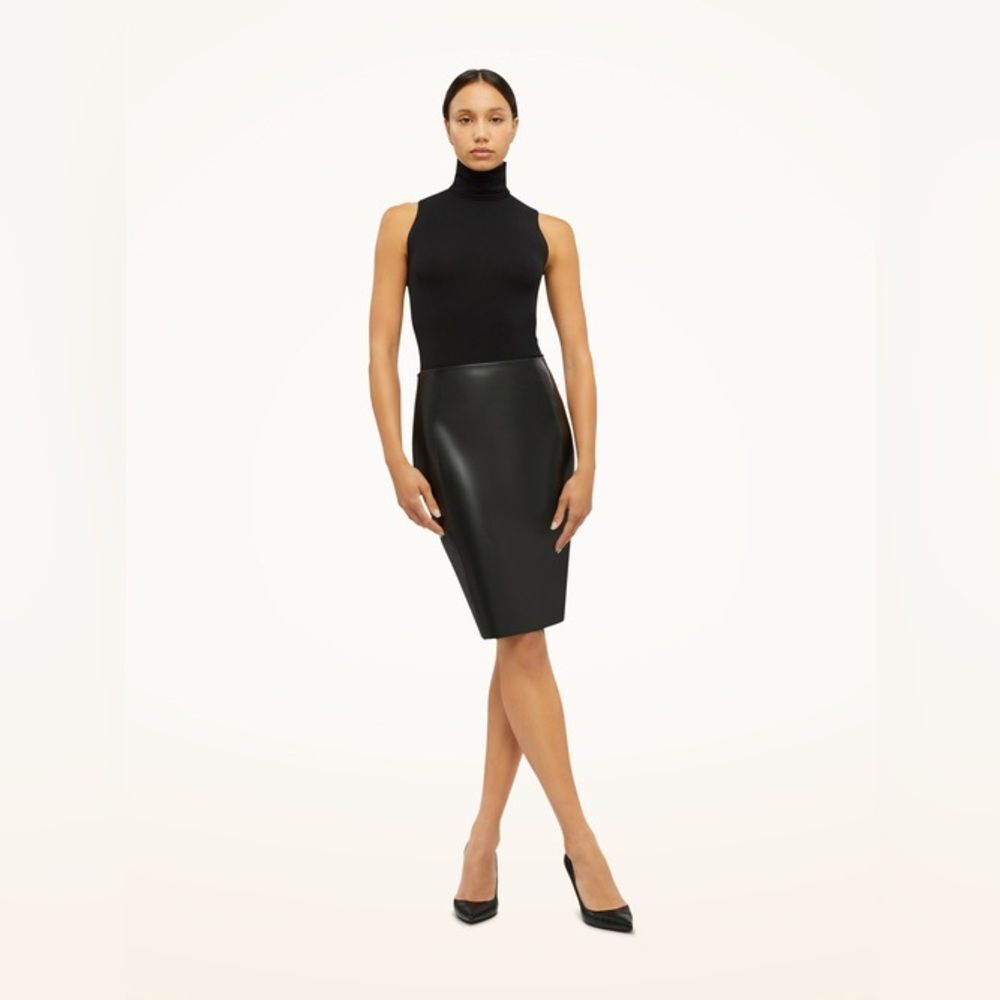 NEW Wolford Women’s Jenna Faux Vegan Leather Skirt US size 4
